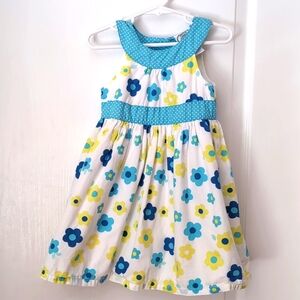 🌸Laura Ashley Sleeveless Floral Toddler Dress. Girls Size 3T